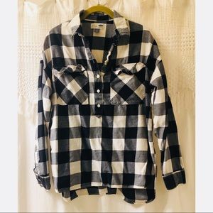 Old Navy boyfriend pullover flannel